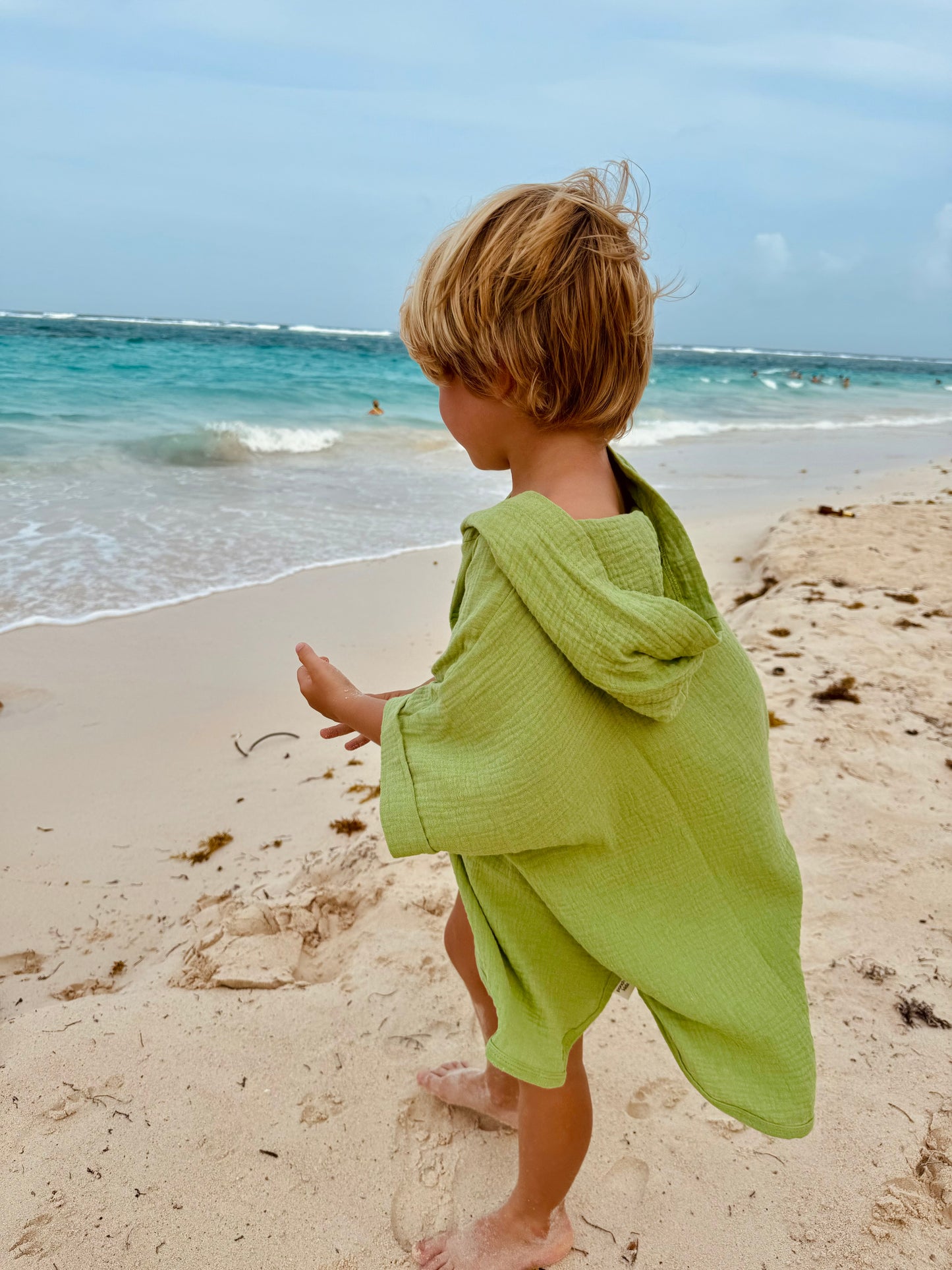 Poncho Algodón Kidz - Fresh Leaf