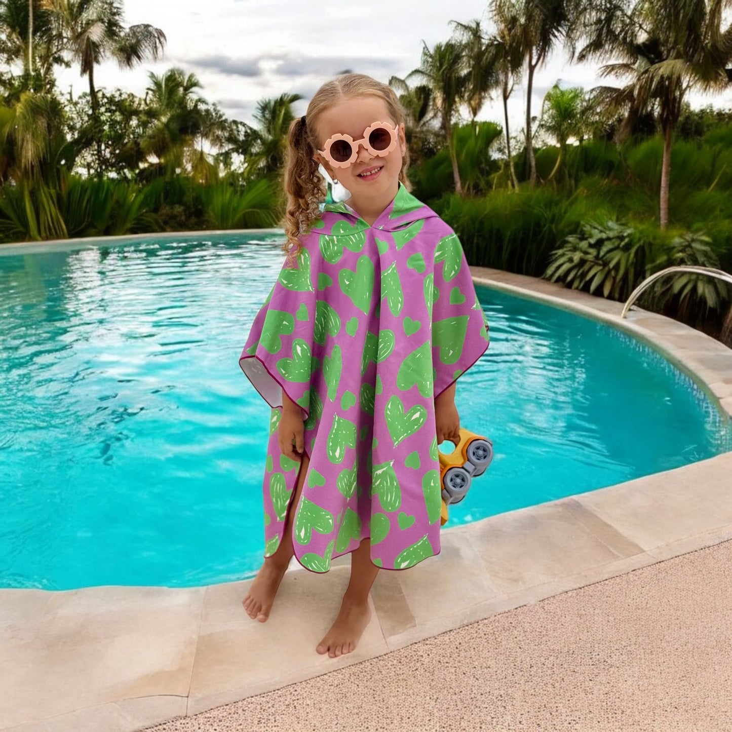 Poncho Microfibra - Green Love