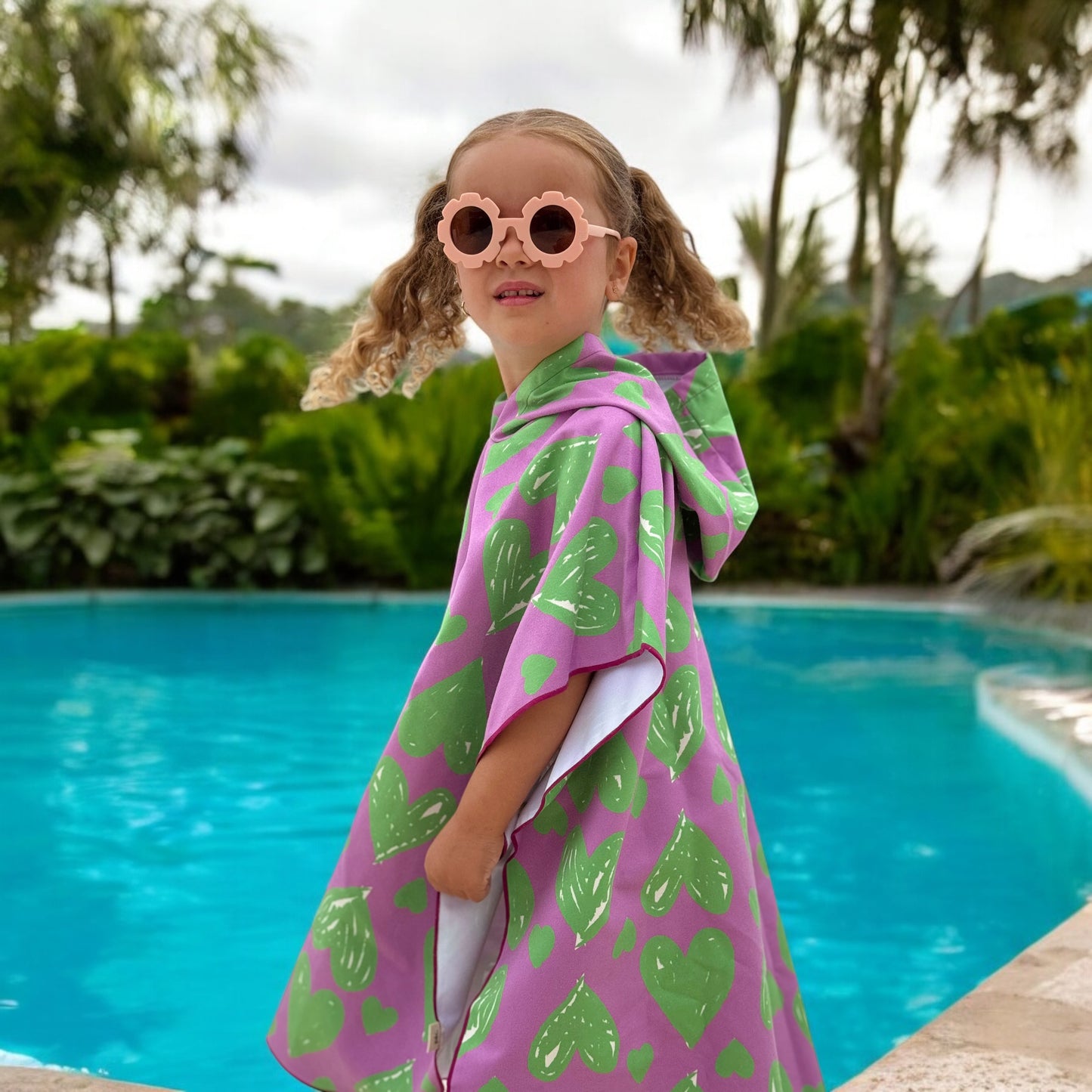 Poncho Microfibra - Green Love