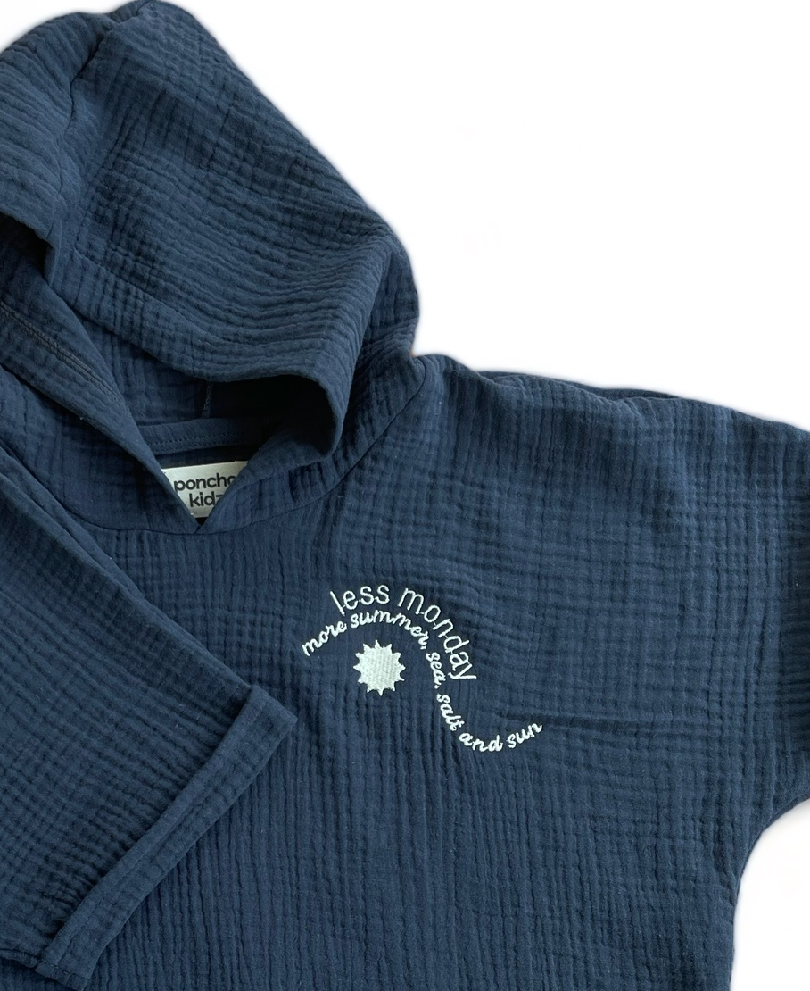 Poncho Algodón Kidz - Midnight Cuddle