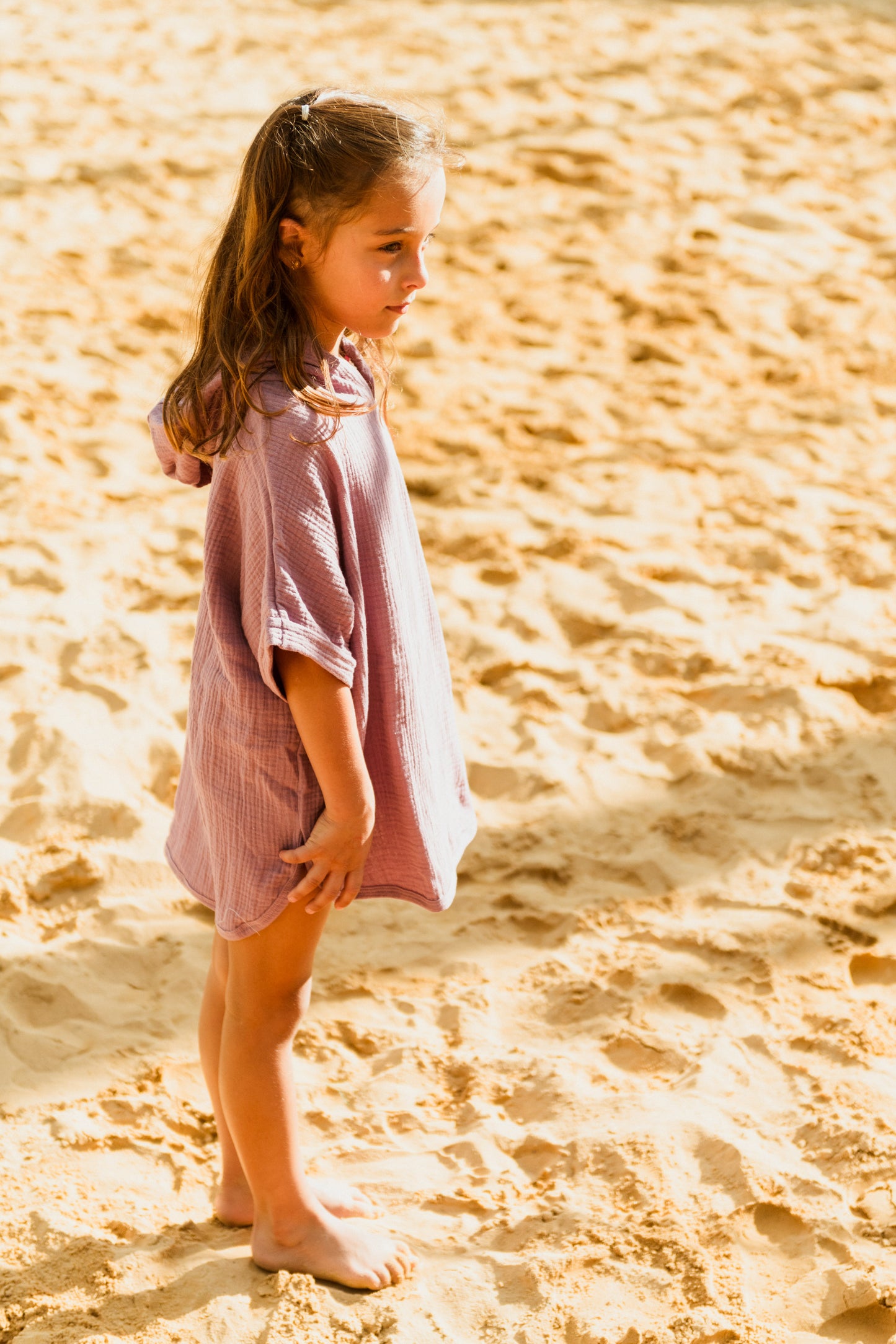 Poncho Algodón Kidz - Lavender Hug