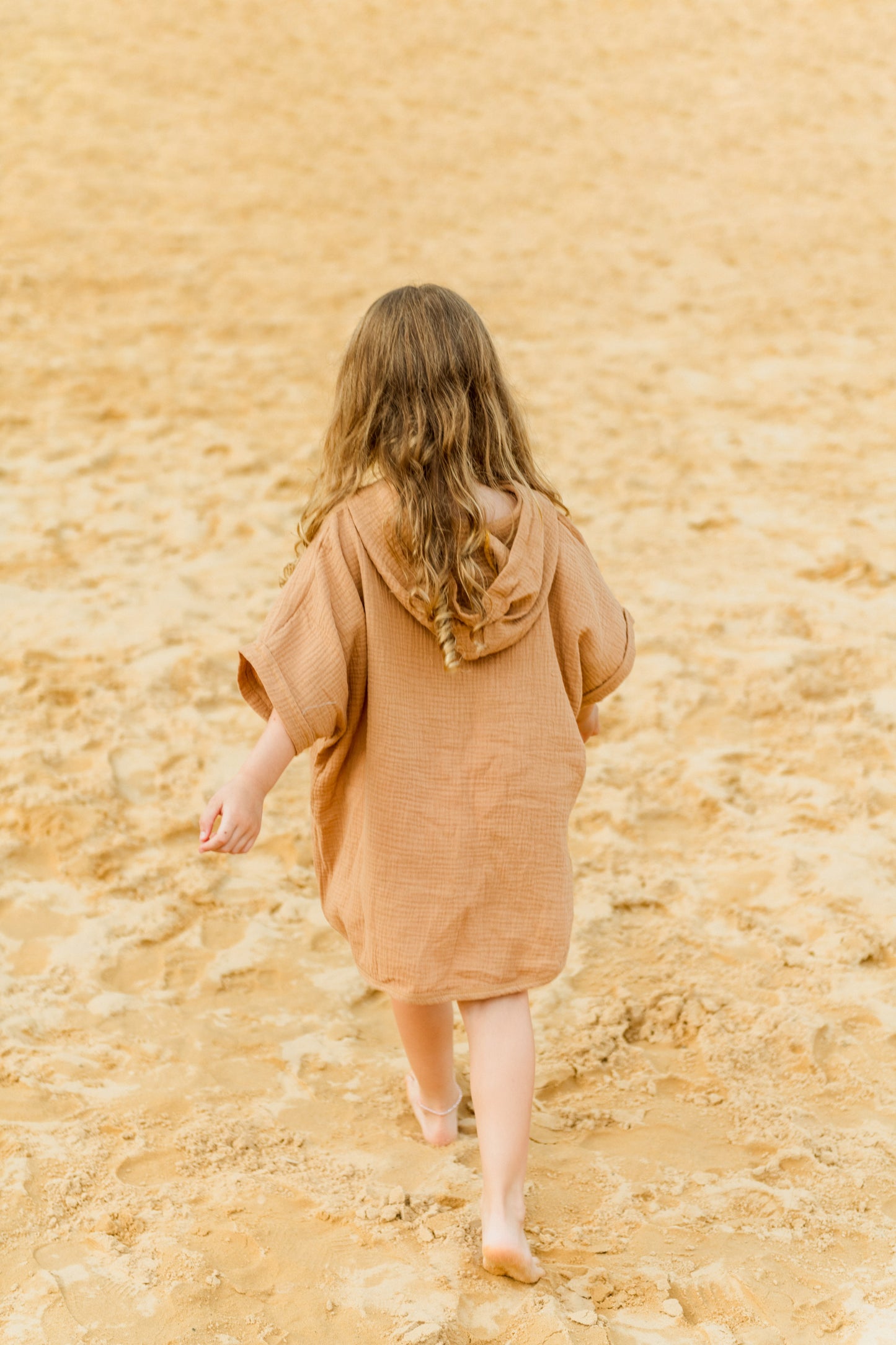 Poncho Algodón Kidz - Golden Sand