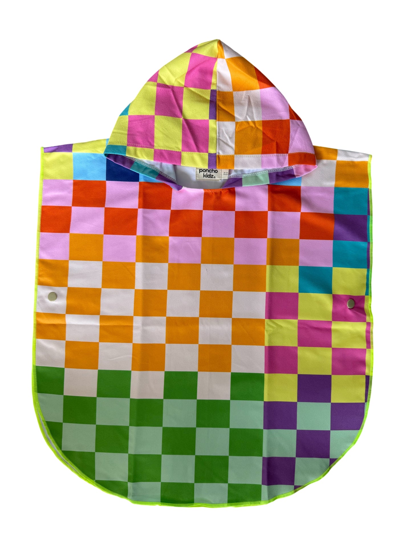 Microfiber Poncho - Pixel Party