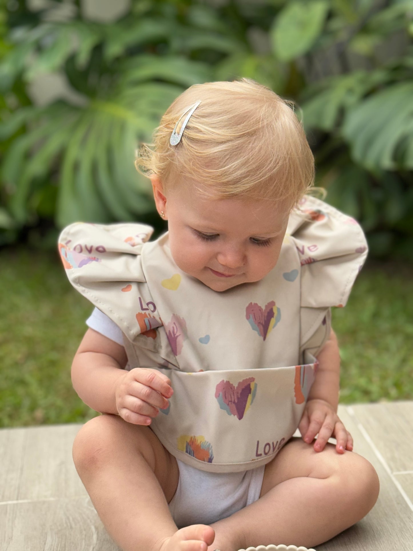 Hearts Bib