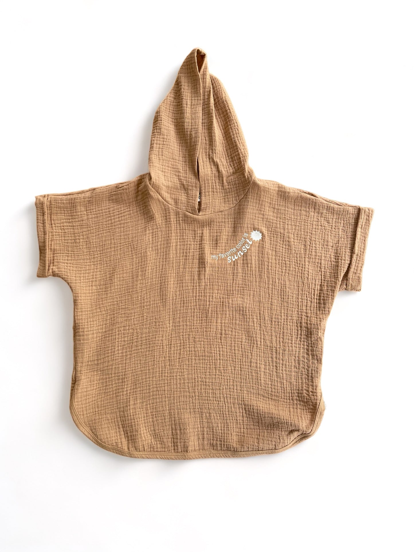 Poncho Algodón Kidz - Golden Sand