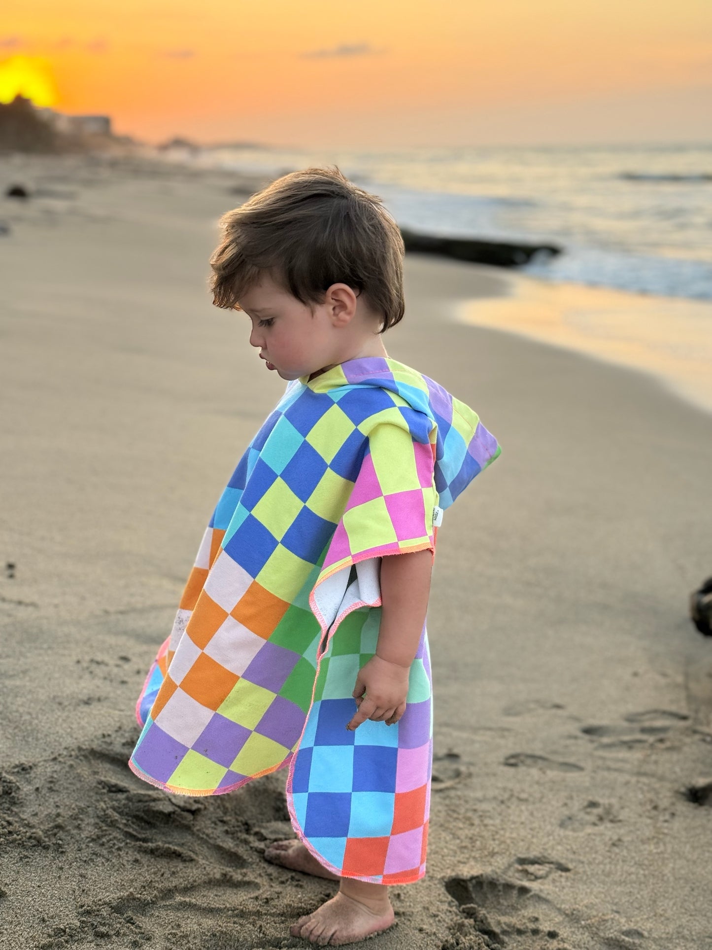 Poncho Microfibra - Pixel Party