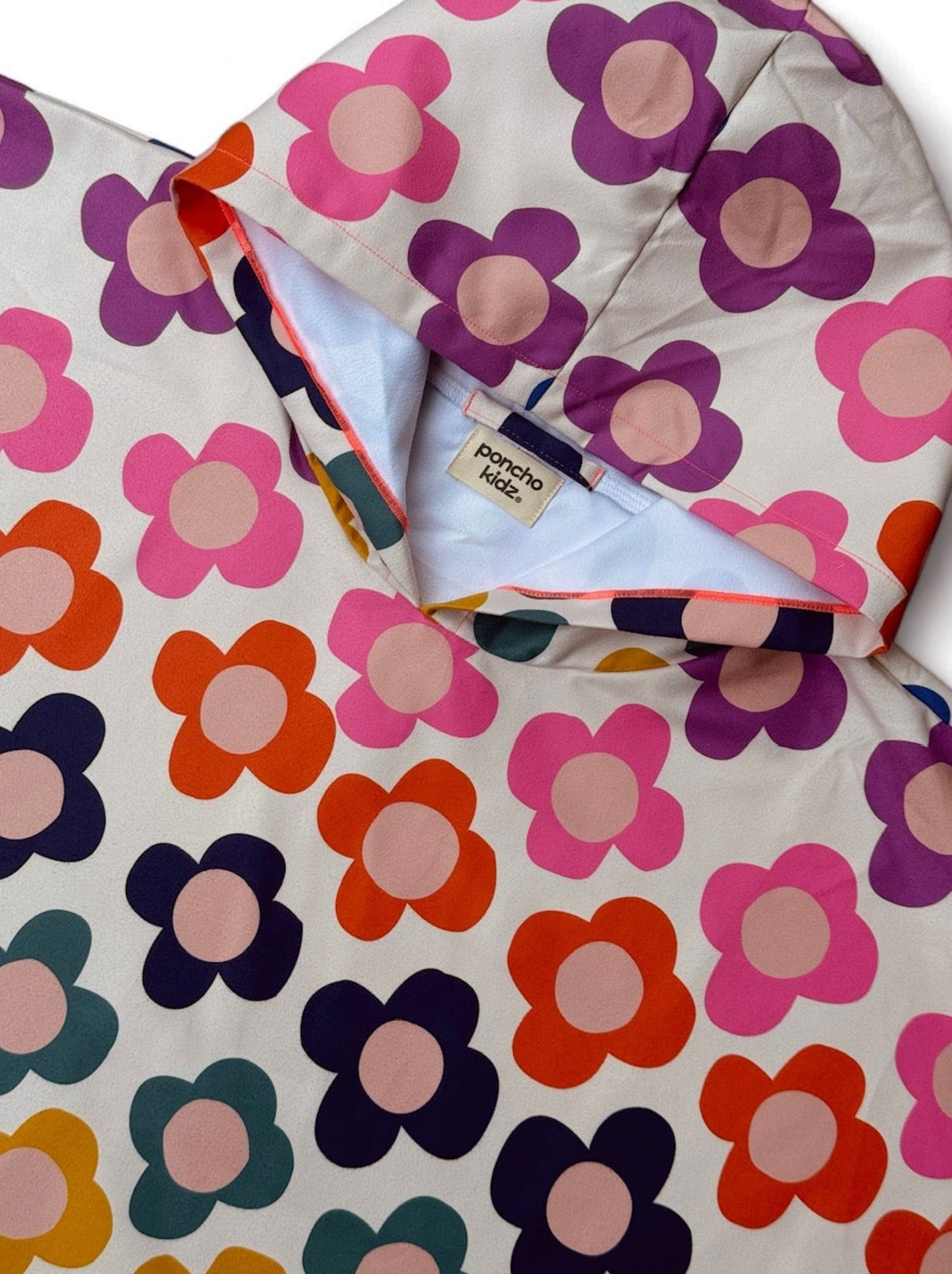 Poncho Microfibra - Groovy Bloom