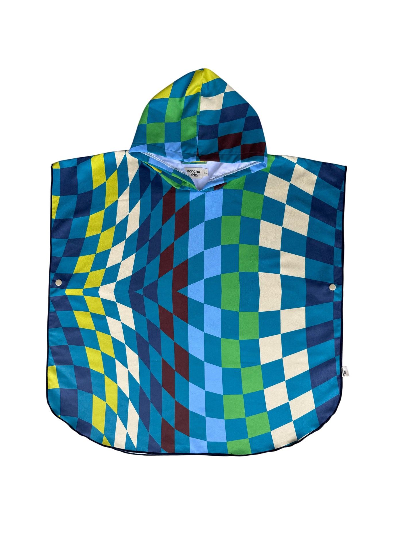 Poncho Microfibra - Hypnotic Blue
