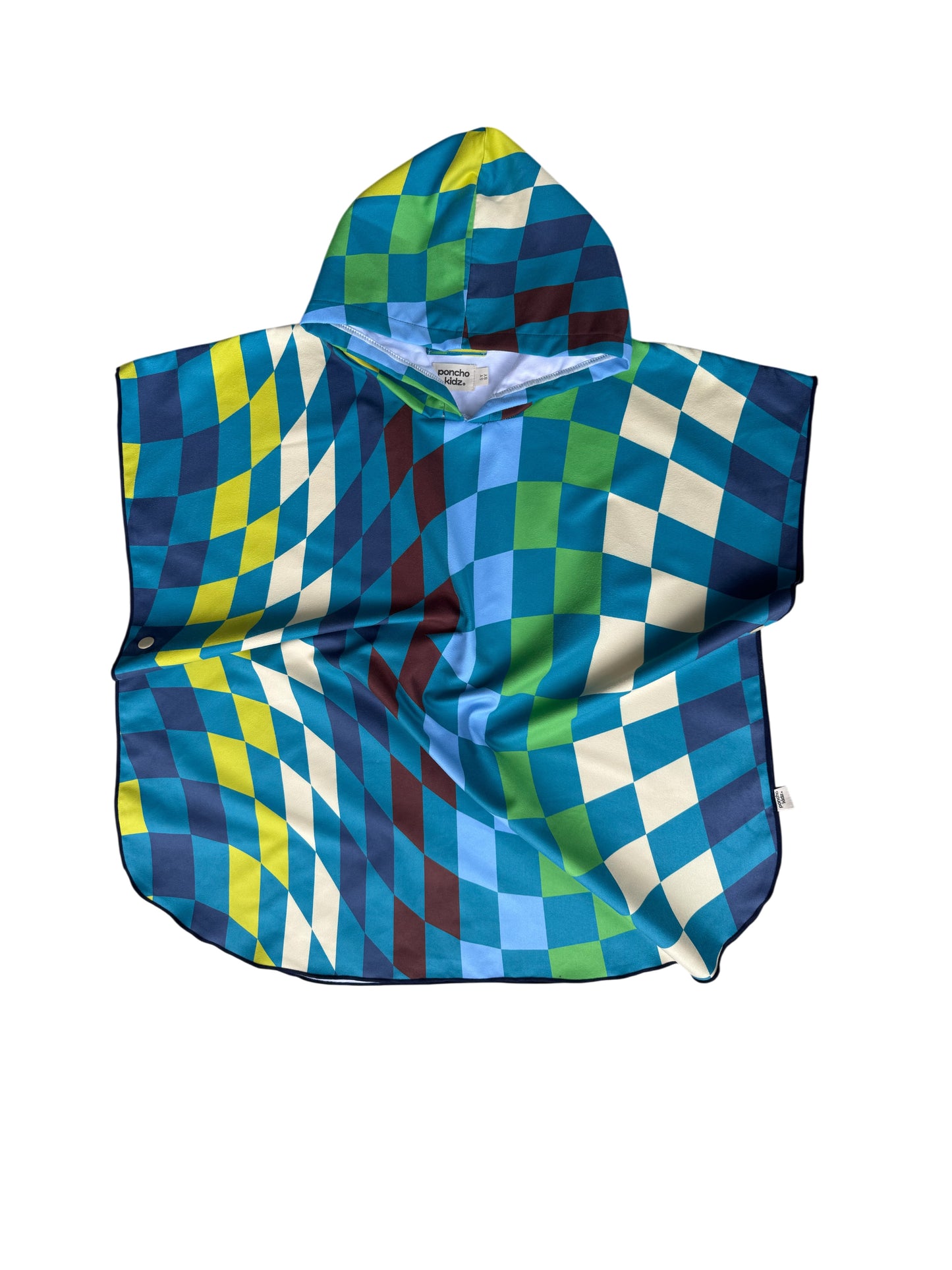 Poncho Microfibra - Hypnotic Blue
