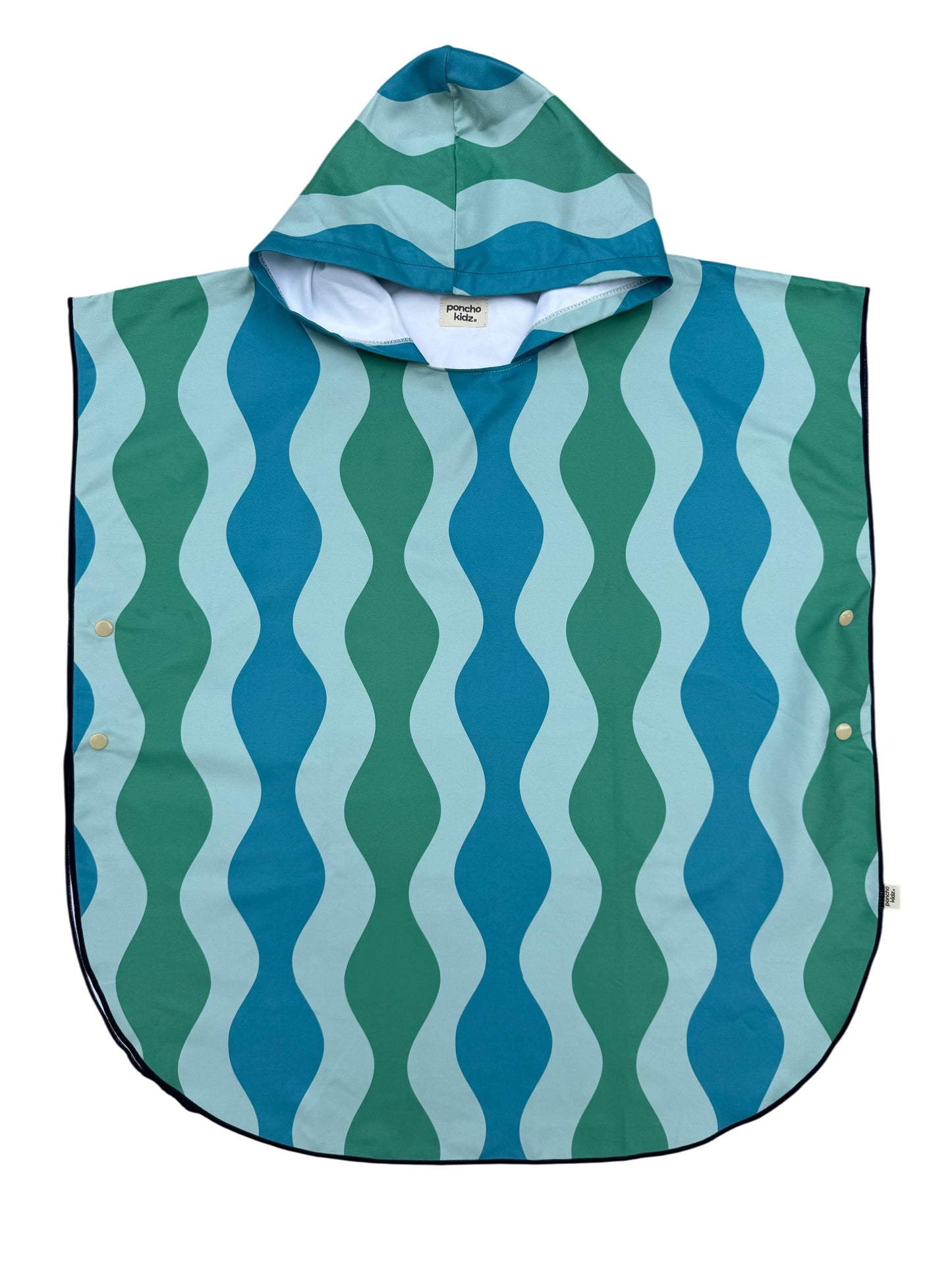 Microfiber Poncho - Emerald Surf