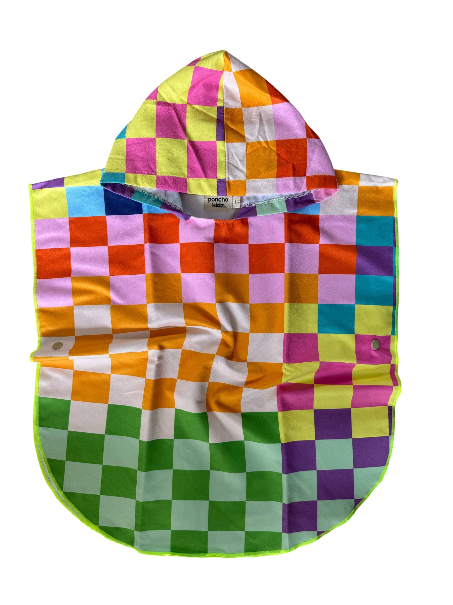 Microfiber Poncho - Pixel Party