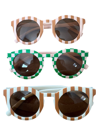 Gafas: Verdes + Rosado