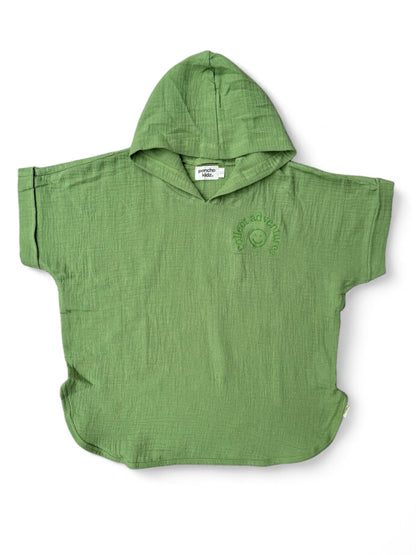 Poncho Algodón Kidz - Verde Manzana