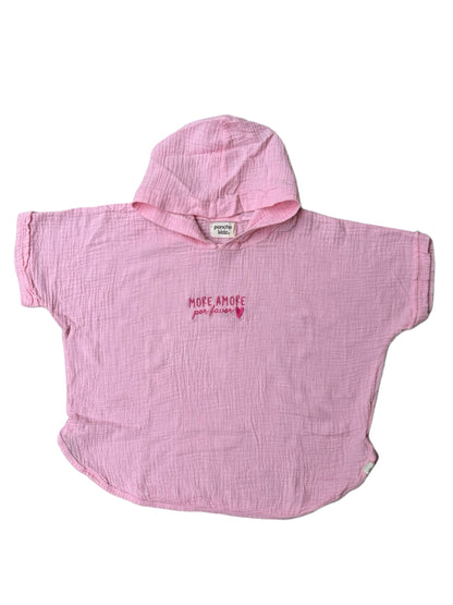 Poncho Algodón Kidz - Fuscia