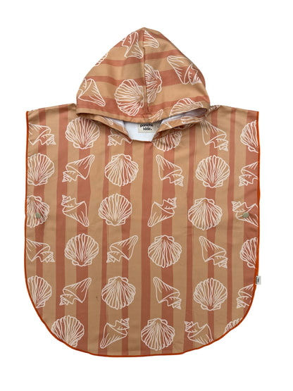 Microfiber Poncho - Aqua Bubbles