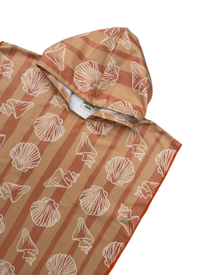Microfiber Poncho - Aqua Bubbles