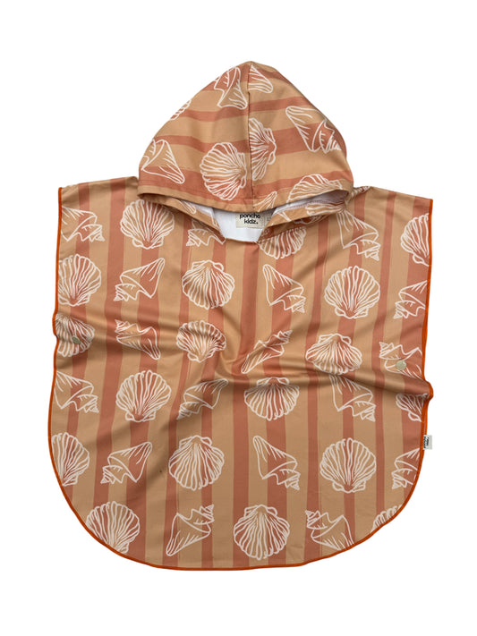 Microfiber Poncho - Aqua Bubbles