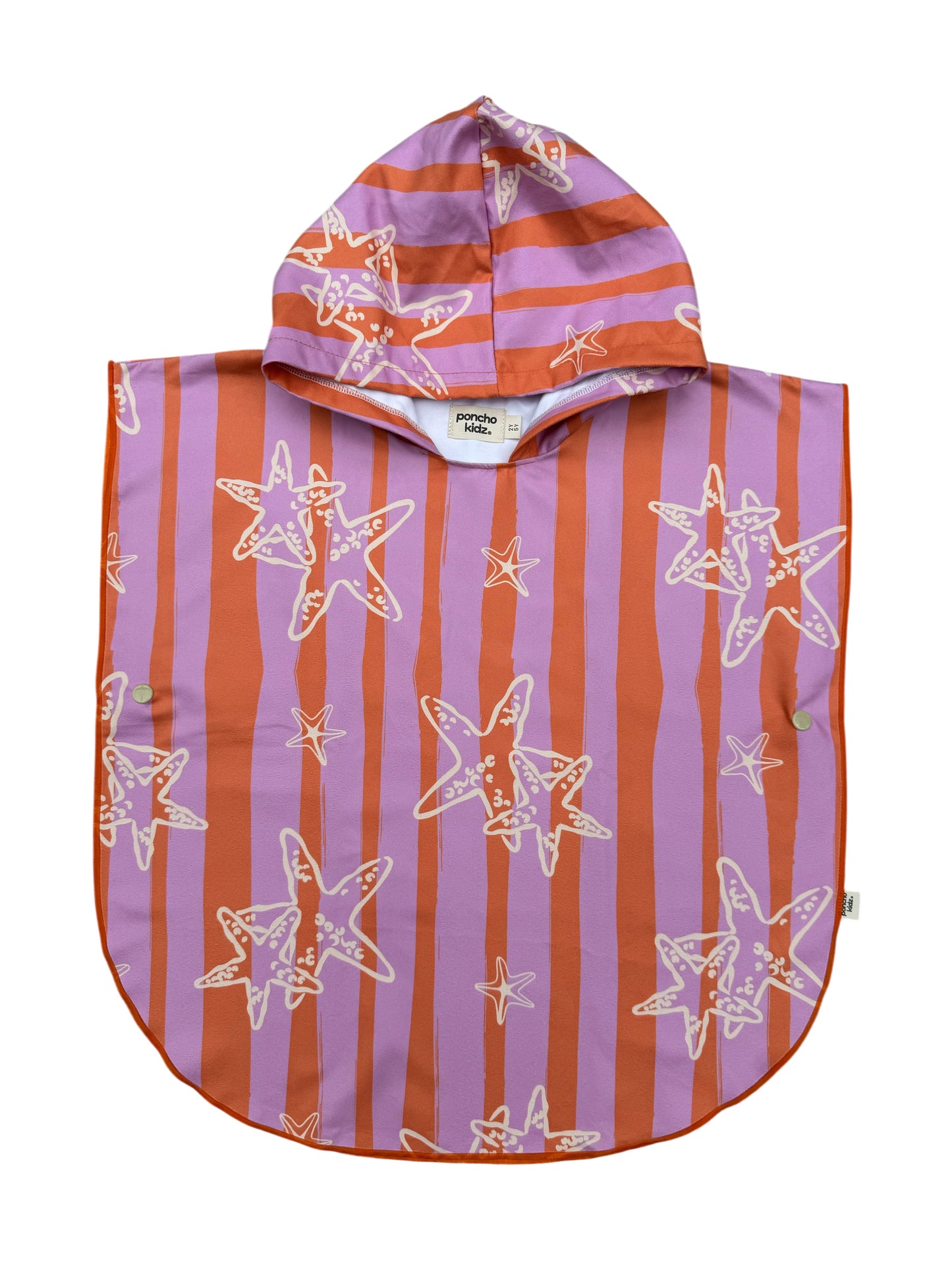 Microfiber Poncho - Aqua Bubbles