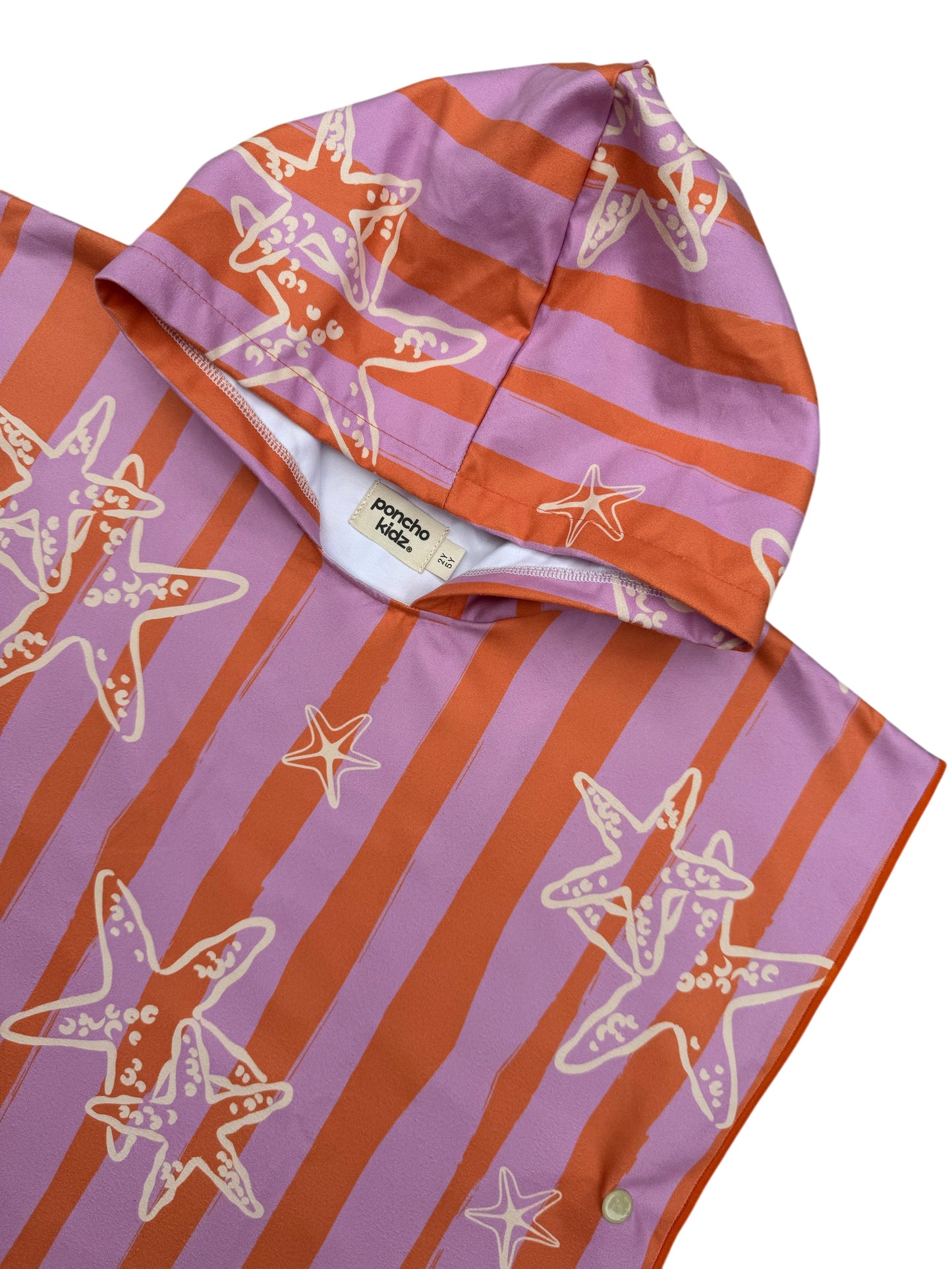 Microfiber Poncho - Aqua Bubbles