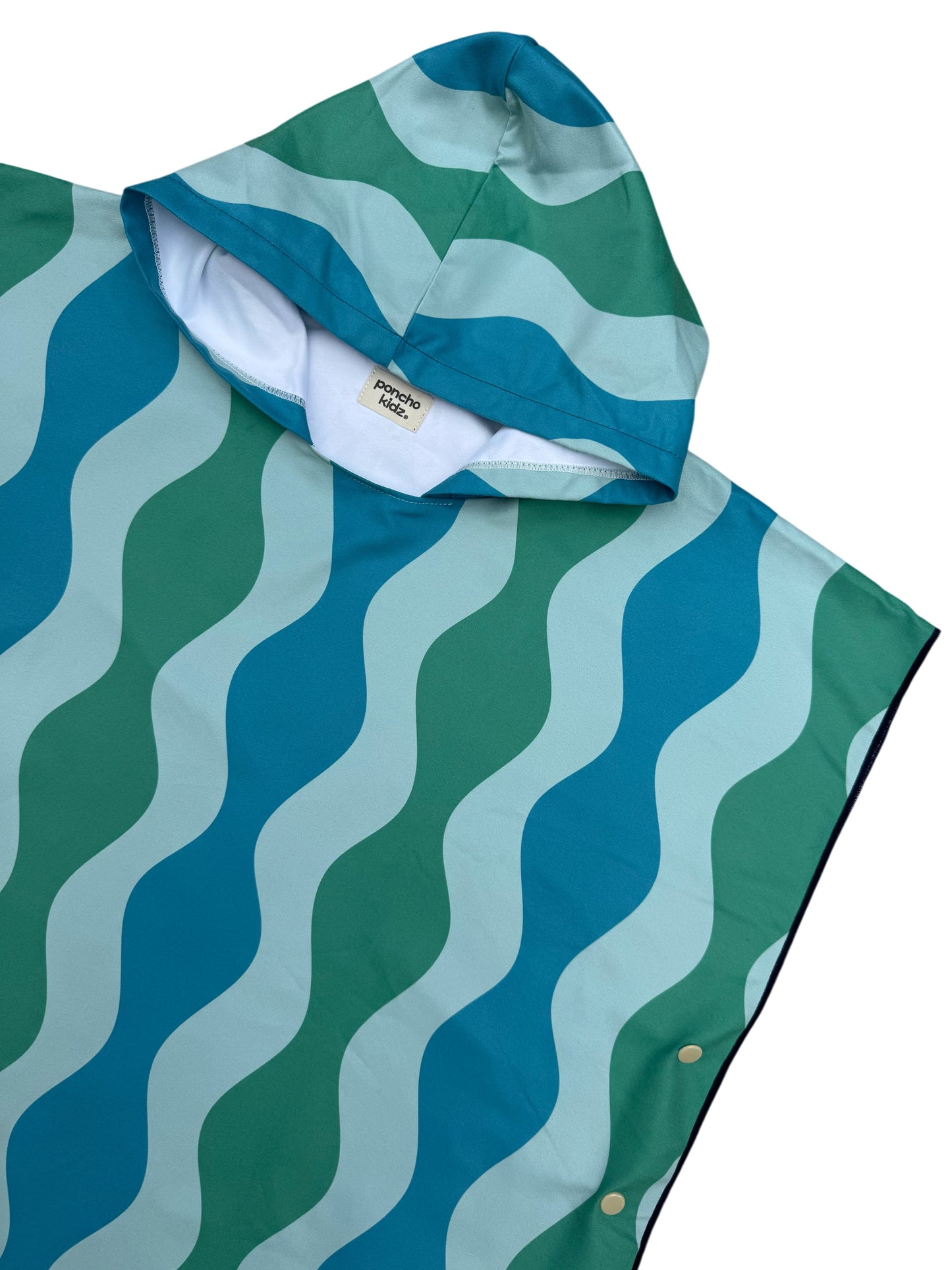 Microfiber Poncho - Emerald Surf