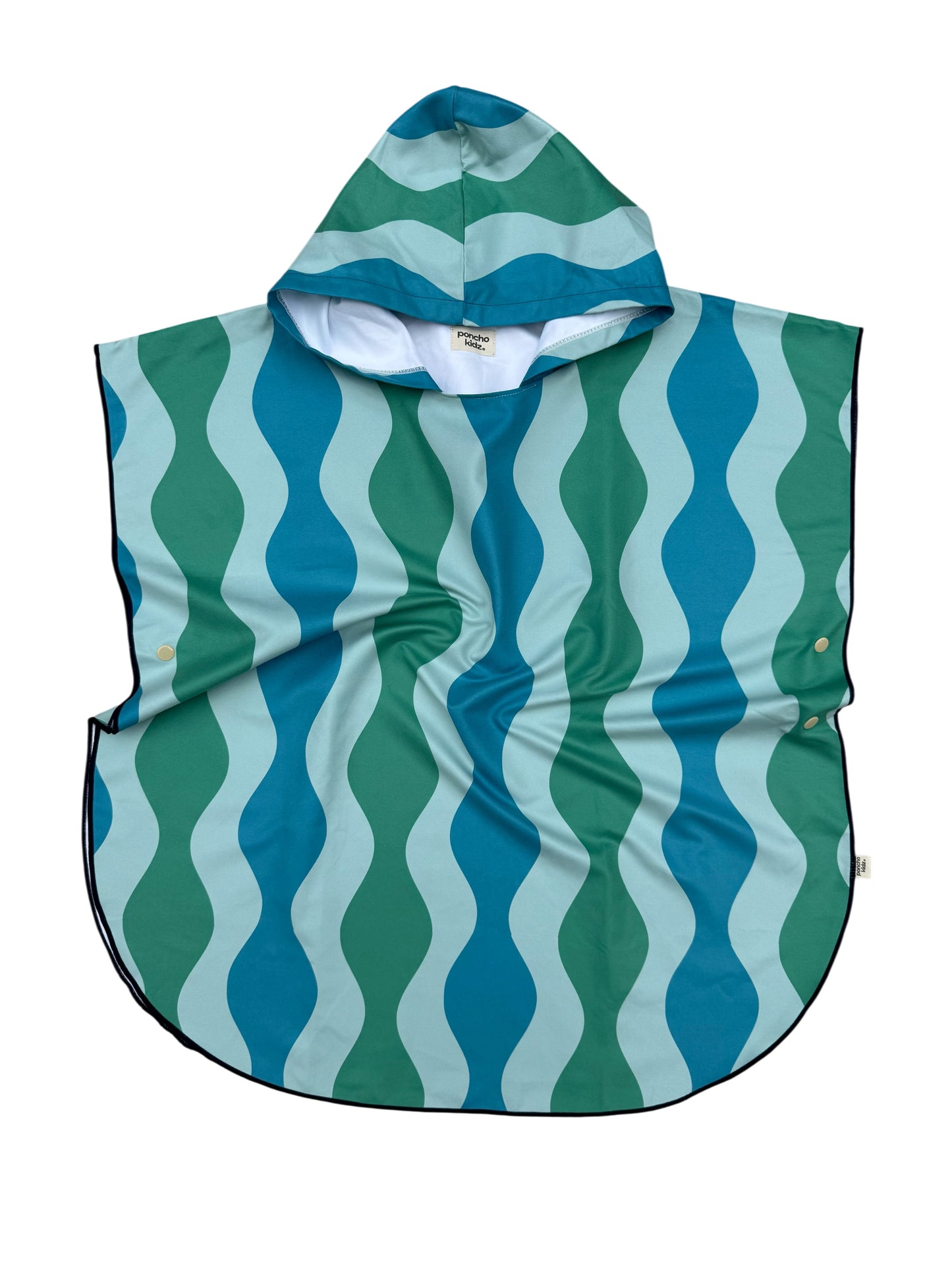 Microfiber Poncho - Emerald Surf