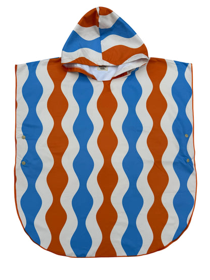 Microfiber Poncho - Emerald Surf