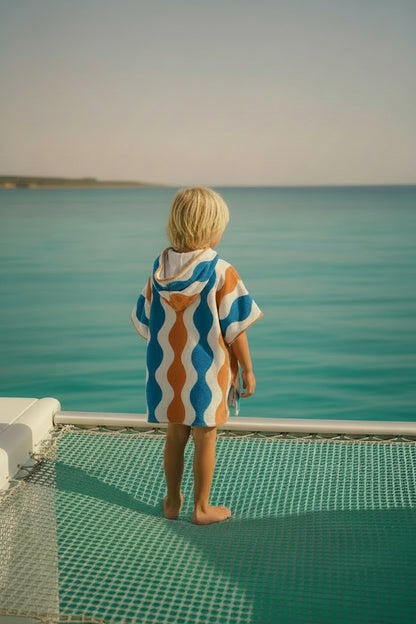 Microfiber Poncho - Emerald Surf